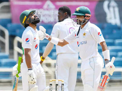 West Indies vs Pakistan: Babar Azam, Fawad Alam lead Pakistan recovery in sweltering second Test