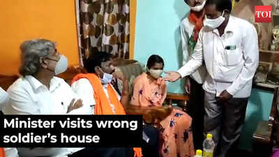 Karnataka: Minister A. Narayanaswamy lands in wrong soldier’s house to pay respects