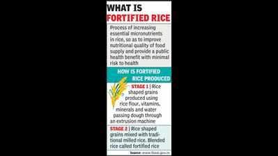 Fortified rice & petrified parents: State asks dist to create awareness