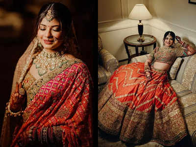 This bride's sindoor-hued lehenga has our heart