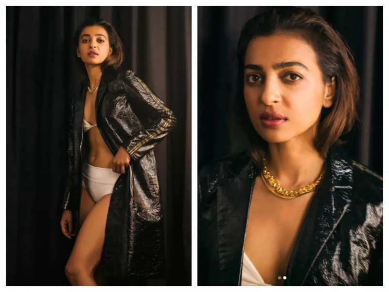 PICS: Radhika Apte's bold pictures in a leather jacket is taking the  internet by storm | Hindi Movie News - Times of India