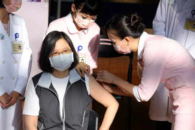 Taiwan's president leads way in first domestic Covid-19 vaccine