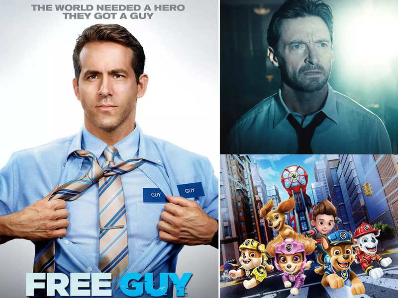 Ryan Reynolds' action-comedy 'Free Guy' beats Hugh Jackman's 'Reminiscence' and Michael Keaton's 'PAW Patrol: The Movie' to top box office again