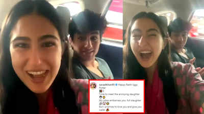 Sibling goals! Sara Ali Khan yet again annoys brother Ibrahim Ali Khan with her 'knock knock' jokes and it's so relatable!