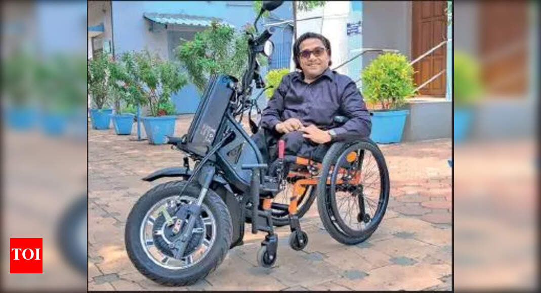 IITMadras team develops wheelchair that can run on roads at 25kmph