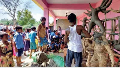 IIEST, BHU alumni help villagers shake off ‘beggar’ tag, usher in Durga Puja
