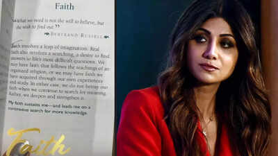 Shilpa Shetty shares a message on faith amid husband Raj Kundra's ...