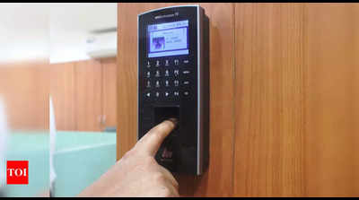 Biometric attendance returns in government offices in Andhra Pradesh