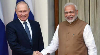 Modi, Putin discuss coordinating steps to ensure regional security