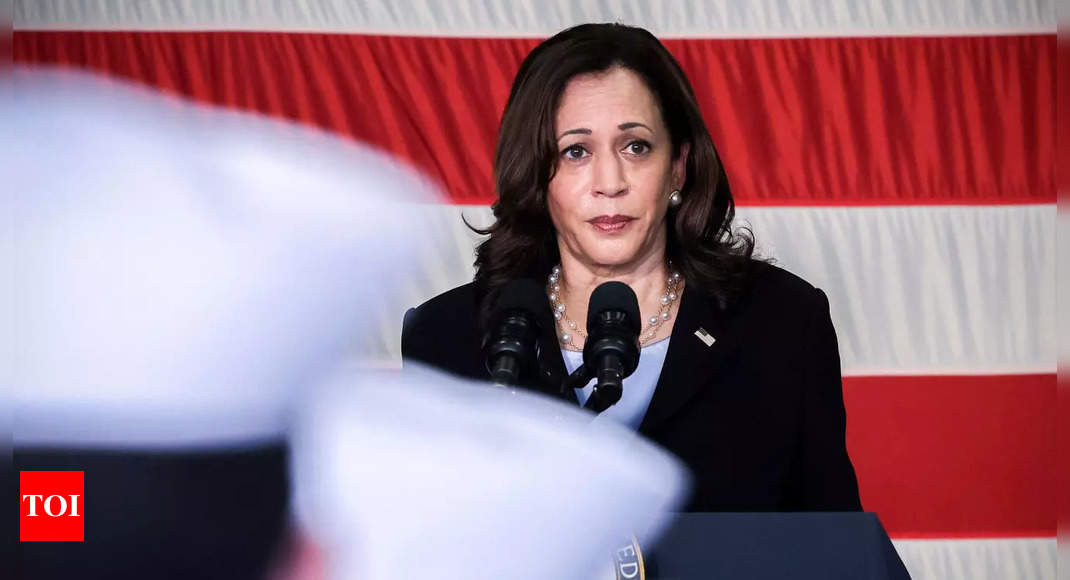 US Vice President Harris says need to up pressure on Beijing