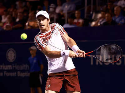 Andy Murray Eliminated In Second Round At Atp Winston Salem Tennis News Times Of India