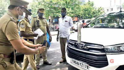 Police crack down on vehicles with ‘G’ stickers in Chennai