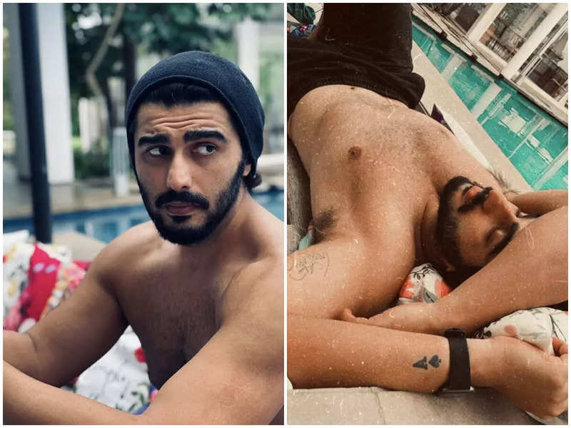 Arjun Kapoor's latest shirtless 'hot boy summer' pics draw comments  from Ranveer Singh and Varun Dhawan