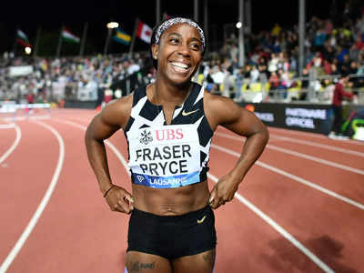 Ann Fraser-Pryce stuns Thompson-Herah with third fastest ever 100m