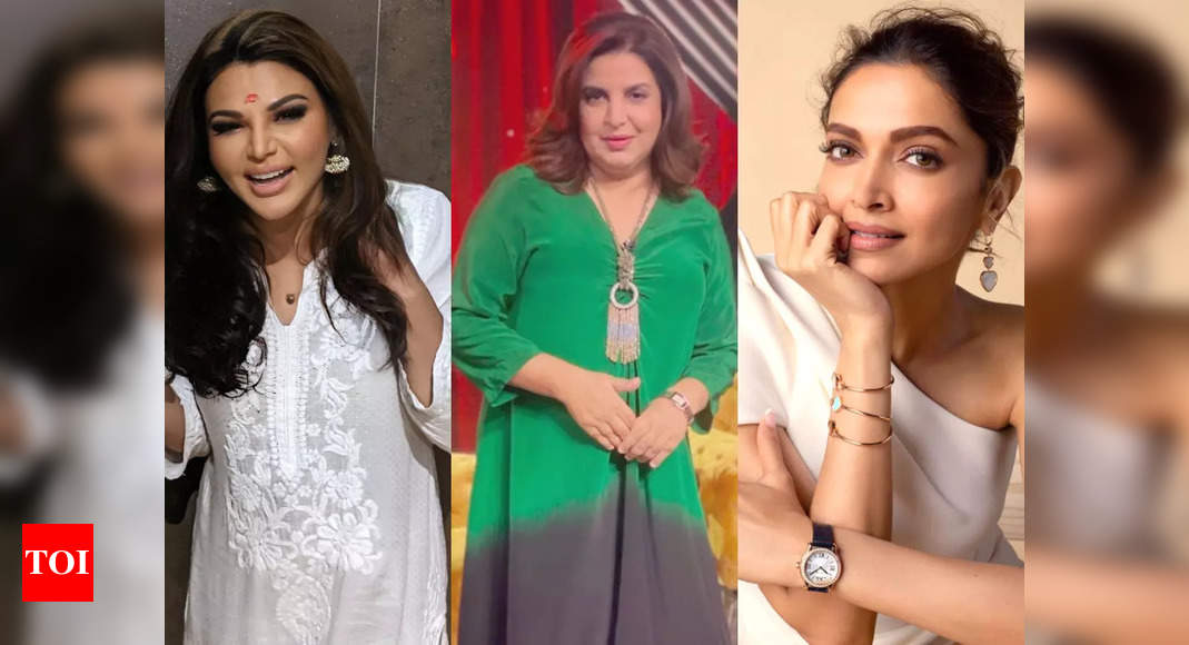 Farah Khan Puts Rakhi Sawant And Deepika Padukone In Same League Says Ive Given 2 Megastars