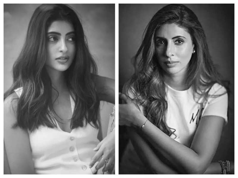Navya Naveli Nanda is a spitting image of her mother Shweta Bachchan in this monochrome photo