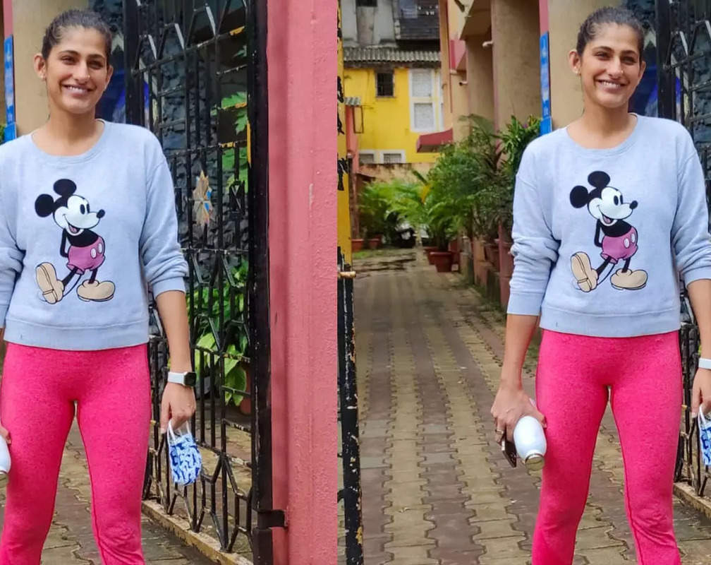 
Kubbra Sait was spotted in Bandra
