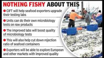 CIFT to help fish export units upgrade testing labs