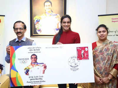 Special postal cover releases on Olympic bronze medal, PV Sindhu