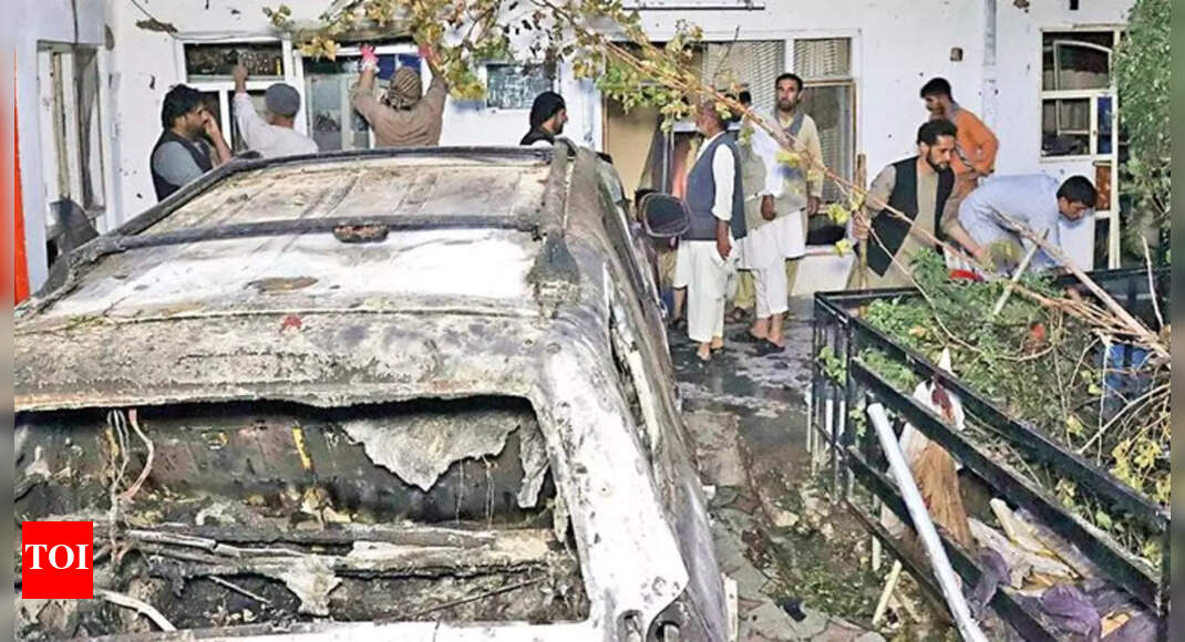 US drone blows up bomb-laden IS car headed for Kabul airport