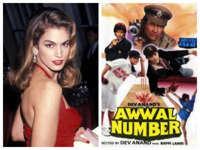 Did you know Cindy Crawford played the role of Dev Anand's dead mother in 'Awwal Number'?