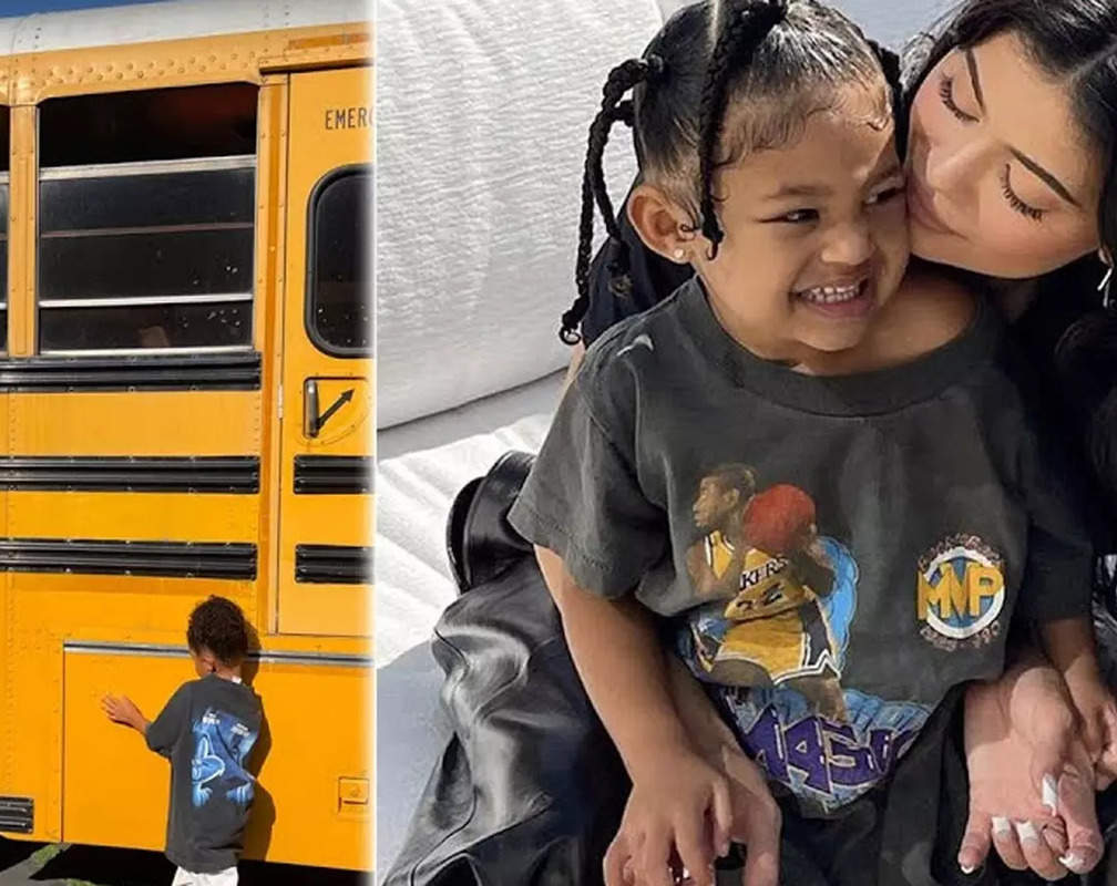 
Travis Scott and Kylie Jenner buy daughter Stormi a school bus, get trolled
