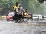 New Delhi: Pictures of waterlogging caused by heavy rain