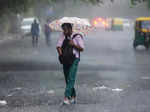 New Delhi: Pictures of waterlogging caused by heavy rain