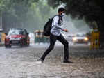 New Delhi: Pictures of waterlogging caused by heavy rain