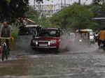 New Delhi: Pictures of waterlogging caused by heavy rain