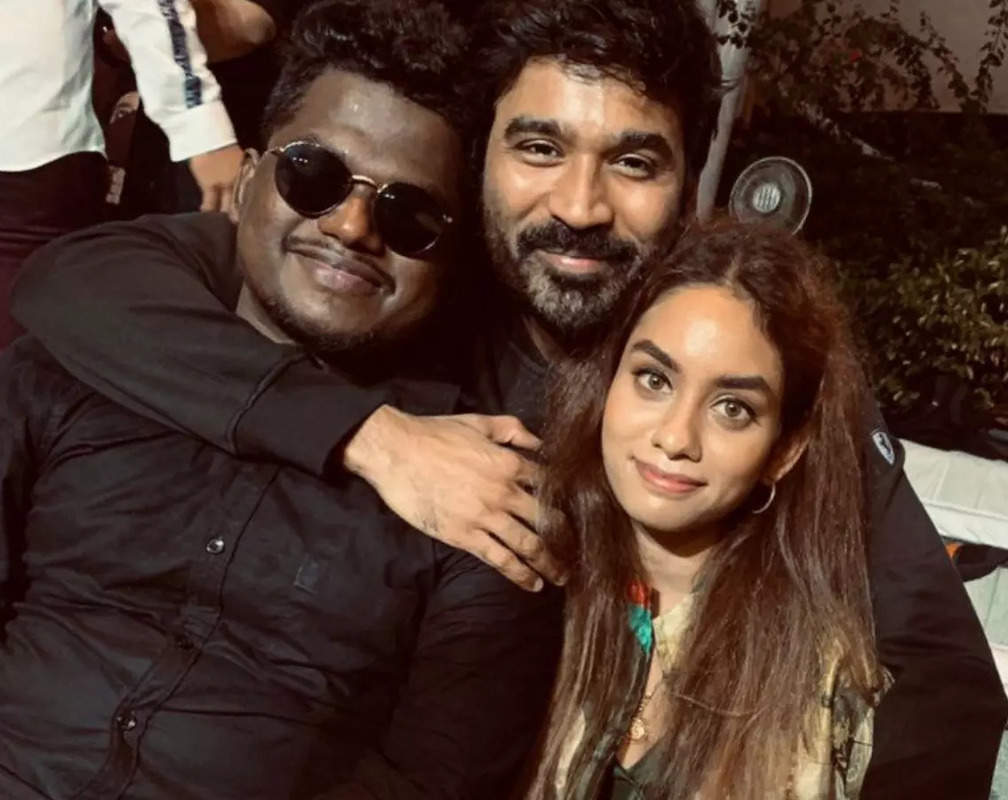 
Dhanush had a gala time at Yuvan's birthday bash; sings 'Rowdy Baby' with Dhee
