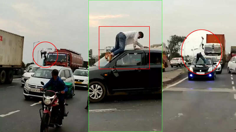 viral video: Viral video: Intoxicated man creates ruckus on National ...