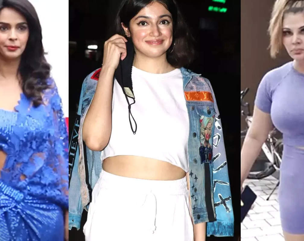 
#CelebritiyEvenings: From Mallika Sherawat to Divya Khosla Kumar, Bollywood celebs spotted in Mumbai
