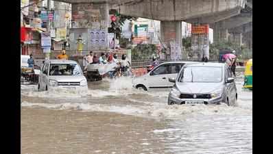 Heavy rain takes Delhi down the same road