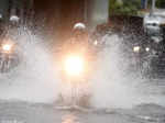 New Delhi: Pictures of waterlogging caused by heavy rain