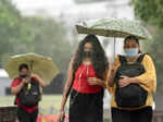 New Delhi: Pictures of waterlogging caused by heavy rain