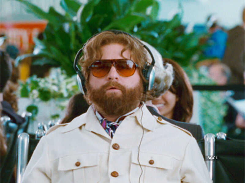 Zach Galifianakis in a still from the Hollywood movie 'The Hangover 2'.