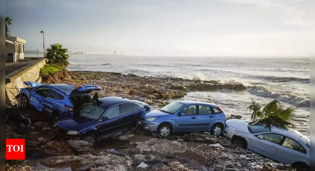 , Floods sweep cars into sea, damage homes in northeast Spain, The World Live Breaking News Coverage & Updates IN ENGLISH