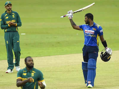 1st ODI: Fernando ton powers Sri Lanka to 300/9 against South Africa