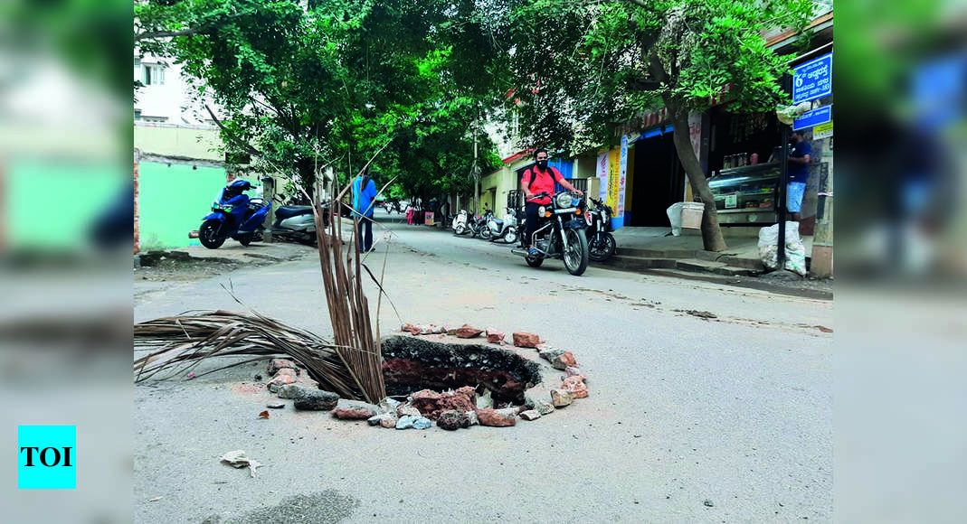 Potholed roads give Bengaluru residents the jitters