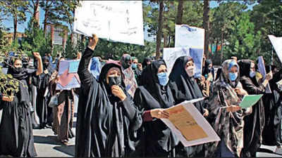 Afghan women rally for rights in Herat