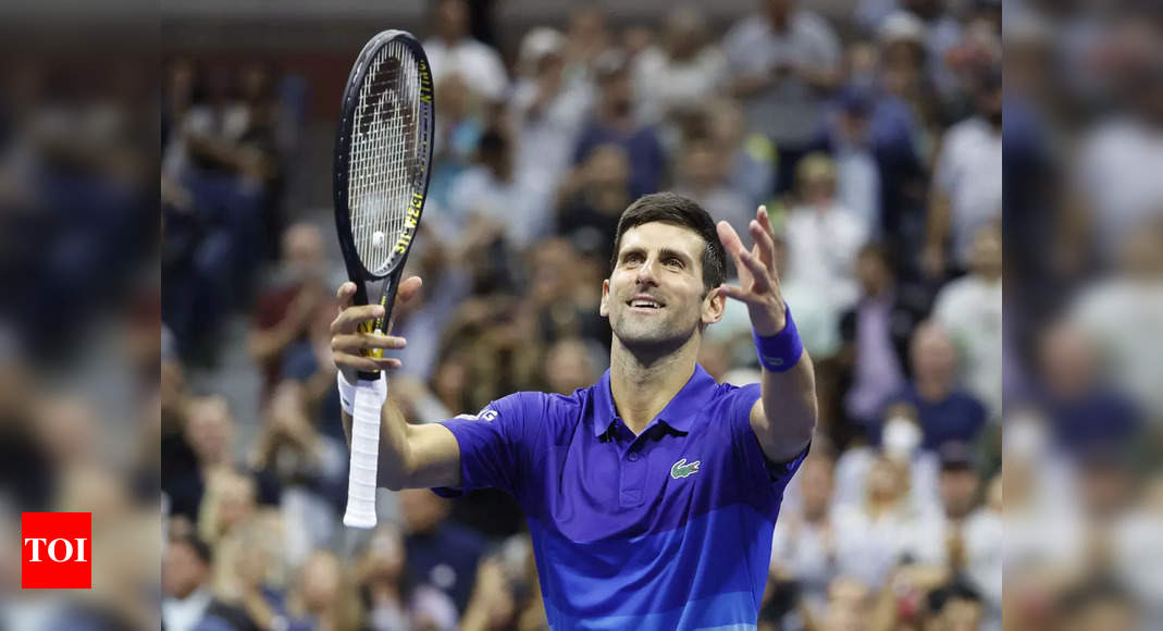 Novak Djokovic wins at US Open, moves five matches from Grand Slam | Tennis News – Times of India
