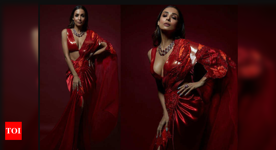 Malaika Arora Hottest Saree Blouse Designs, Blouses For Heavy Bust