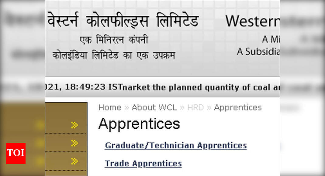 , WCL Recruitment 2021: Apply online for 1281 vacancies at westerncoal.in, The World Live Breaking News Coverage & Updates IN ENGLISH