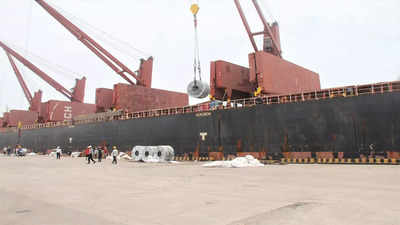 Mangaluru: NMPT handles export of steel cargo
