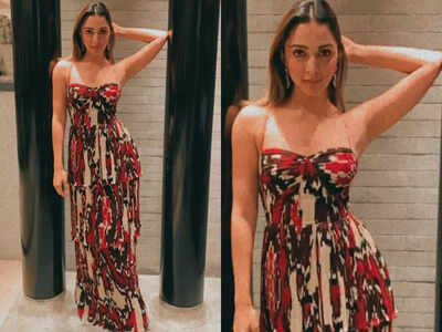 fitted lace wedding dress KIARA ADVANI MIDI SUNDRESS SILHOUETTE – VAIRE.IN