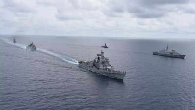 India, Singapore conduct major naval exercise near South China Sea
