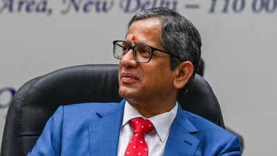 Credit to collegium for speedy filling up of posts, says CJI NV Ramana |  India News - Times of India