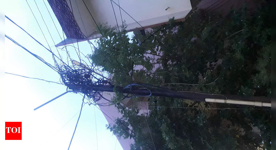 street light not working for months Times of India