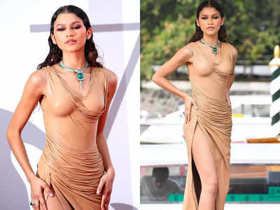 Zendaya's iconic naked dress made using cast model of her bust